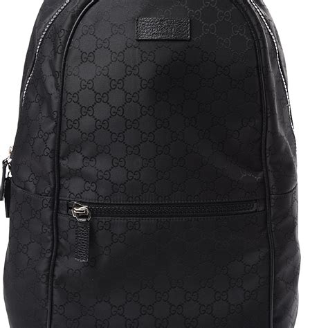 gucci nylon monogram slim backpack|gucci backpacks bootleg.